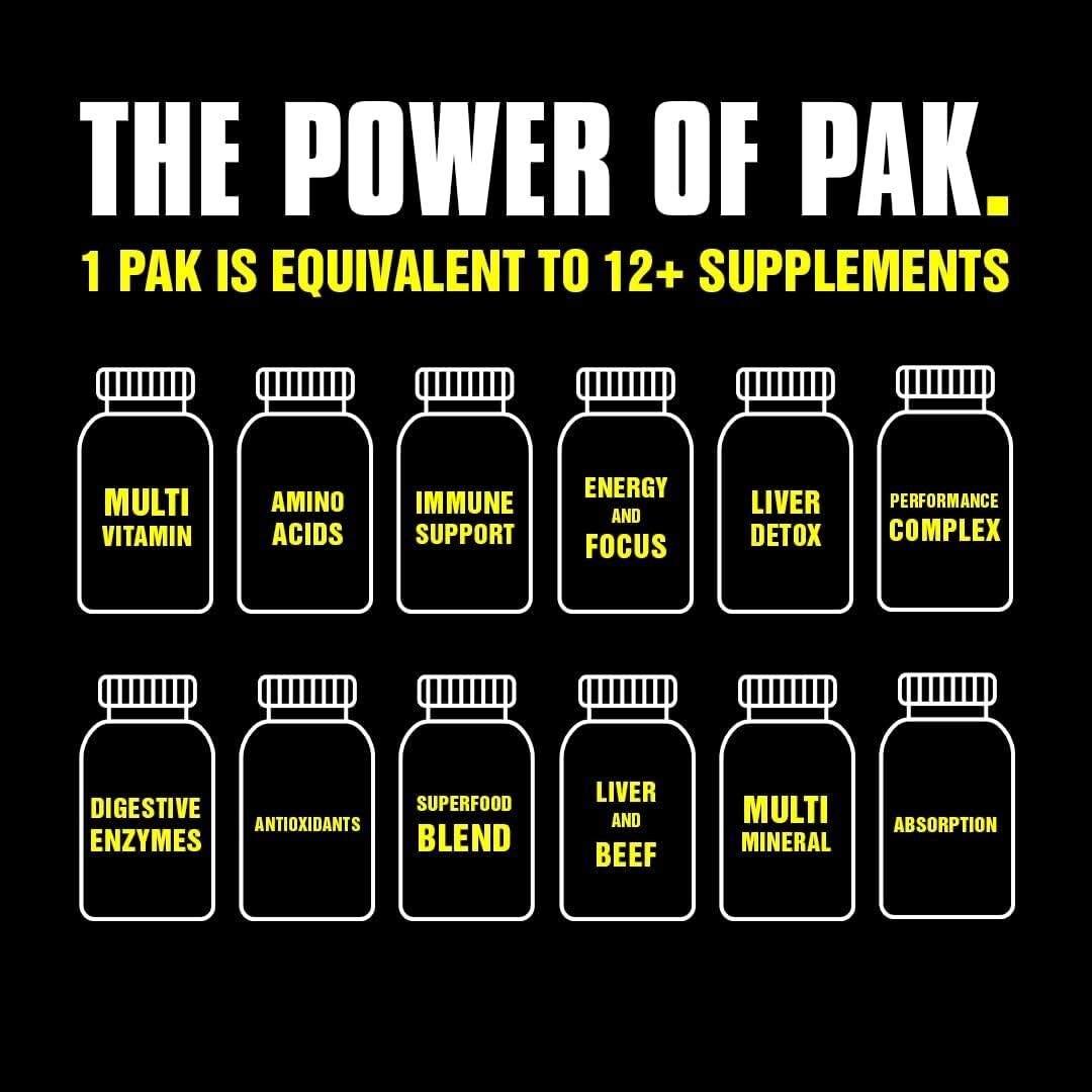 UNIVERSAL NUTRITION ANIMAL PAK Ultimate Foundation Multivitamin for Men 44 Packs