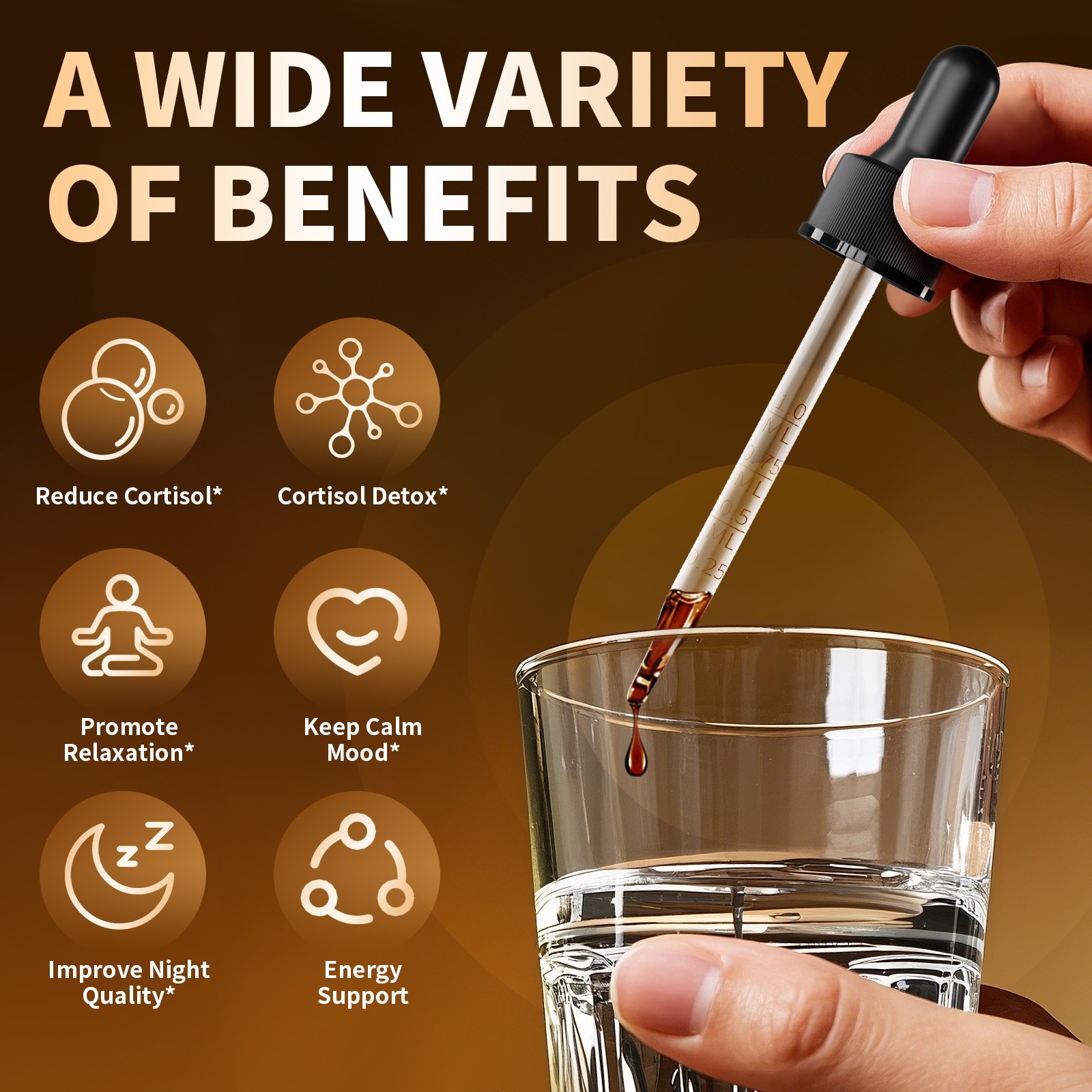 Cortisol Supplements for Women & Men Cortisol Manager Reducer Focus Energy