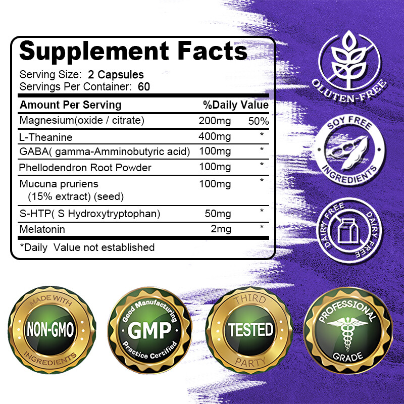 Sleep Support – Helps Relax and Promote Natural Sleep, Sleep Aid, Asleep Quickly