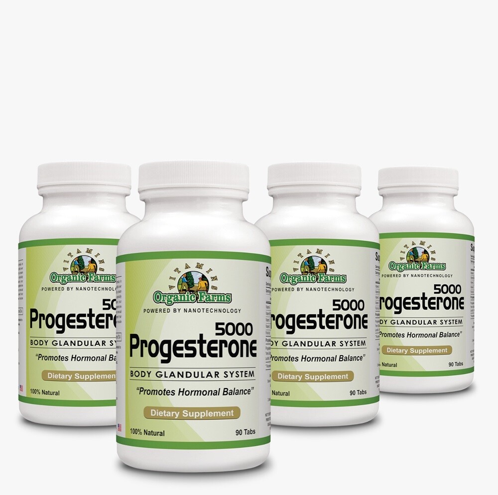 Progesterone 5000 kit – Body glandular System Dietary Supplement 360 tablets