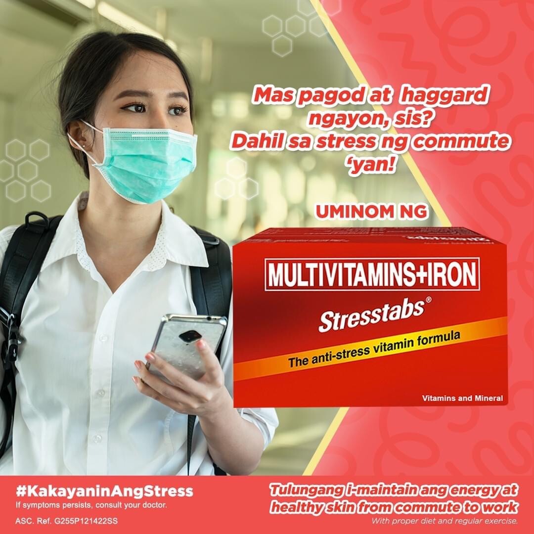 STRESSTABS – Multivitamins + Iron – Anti Stress Vitamin Formula 30 Tablets