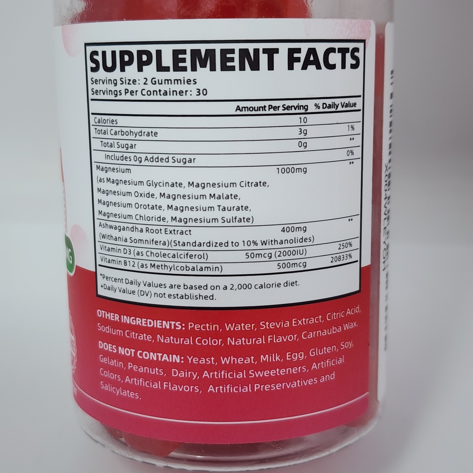 Magnesium Complex 1000 mg for Kids & Adults 60 Gummies Each (2 Pack) Exp 11/27