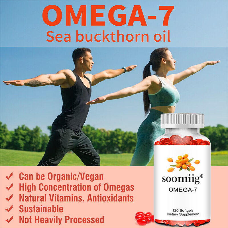Omega 3-7-9 Supplement (30/60/120 Softgels) – Plant-Based, Heart & Skin Health