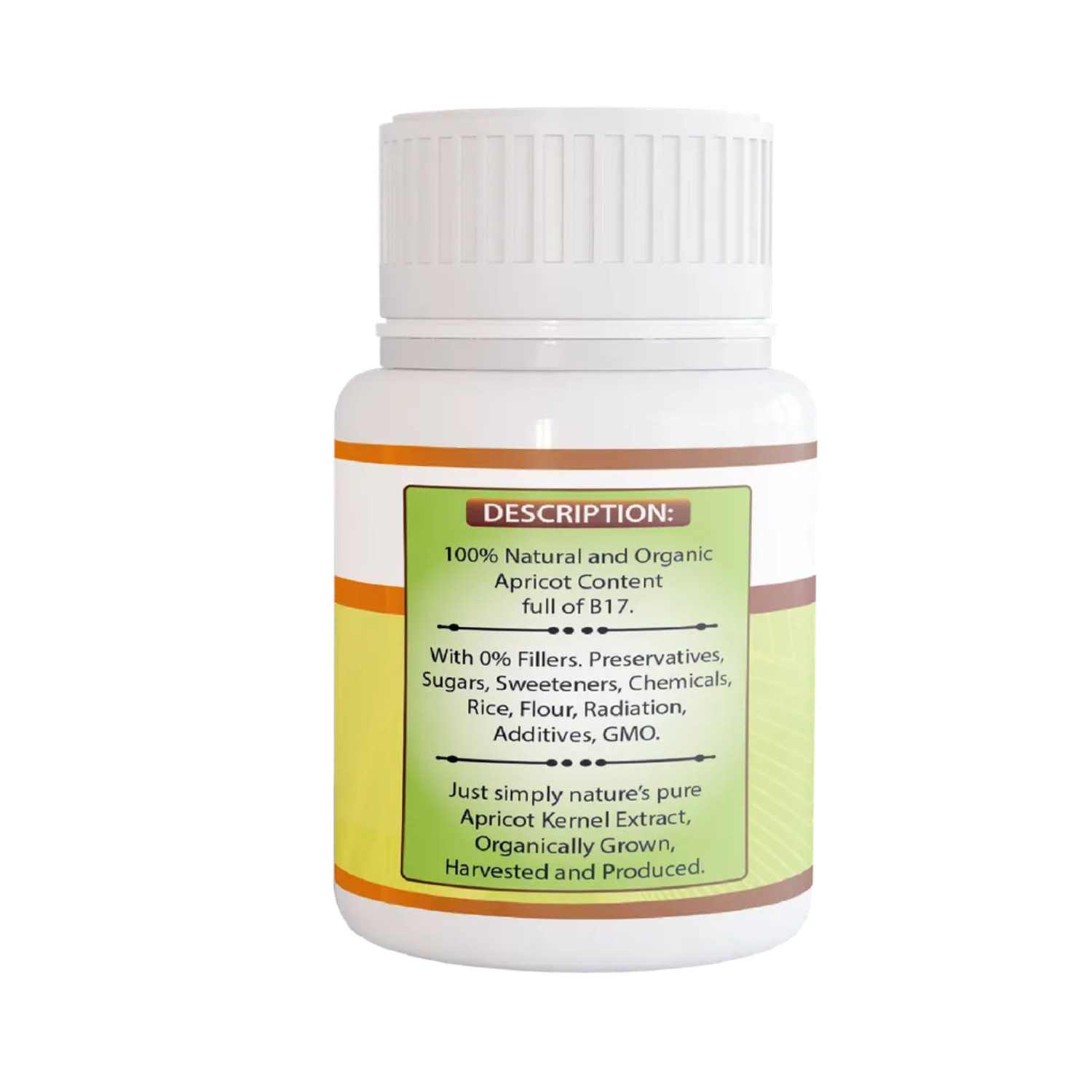 Organic Apricot Extract Boosts Metabolism & Healthy Skin 500mg 100 Caps USA Ship