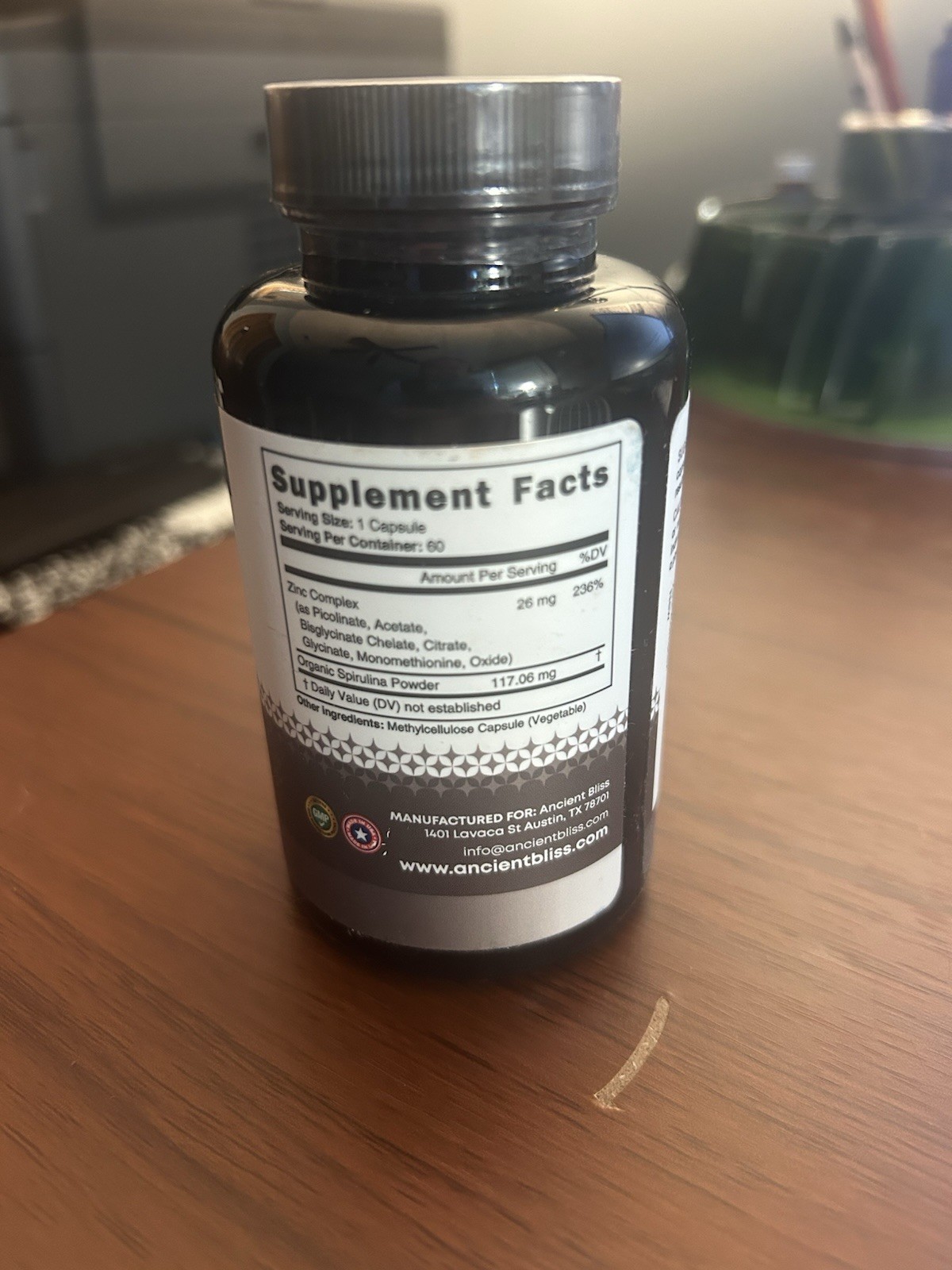 Zinc Complex | Zinc Immune Support Supplement | Natural, Vegan Zinc Complex w…