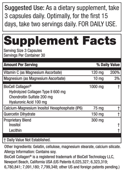Ultimate HA (H.A. Formula) 90Ct Collagen/Quercetin/Hyaluronic Purity Products