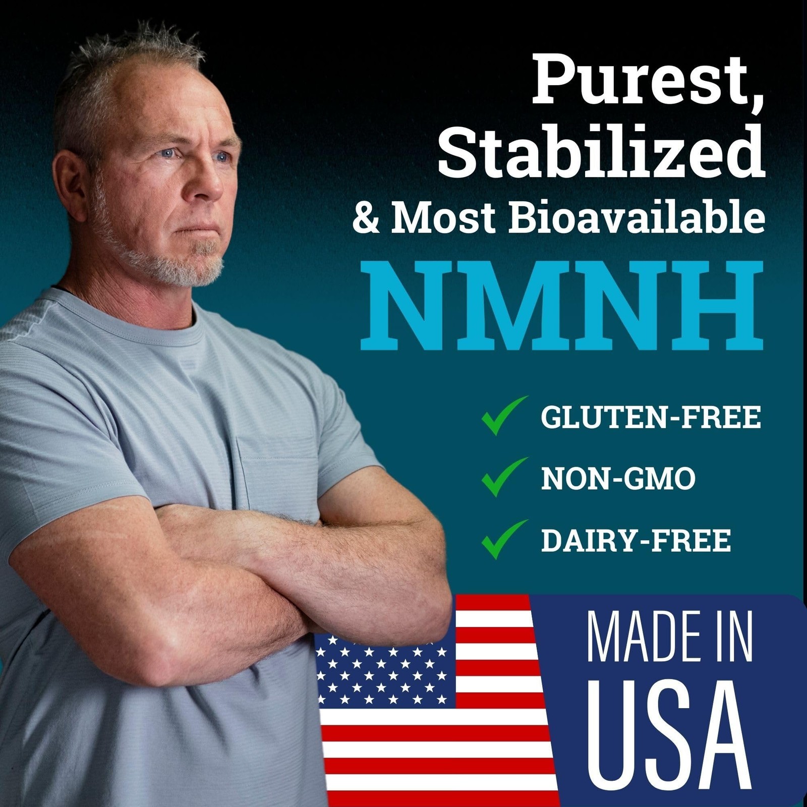 NMNH Supplement 250MG Pure Dihydro-Nicotinamide Mononucleotide (NMN Supplemen…