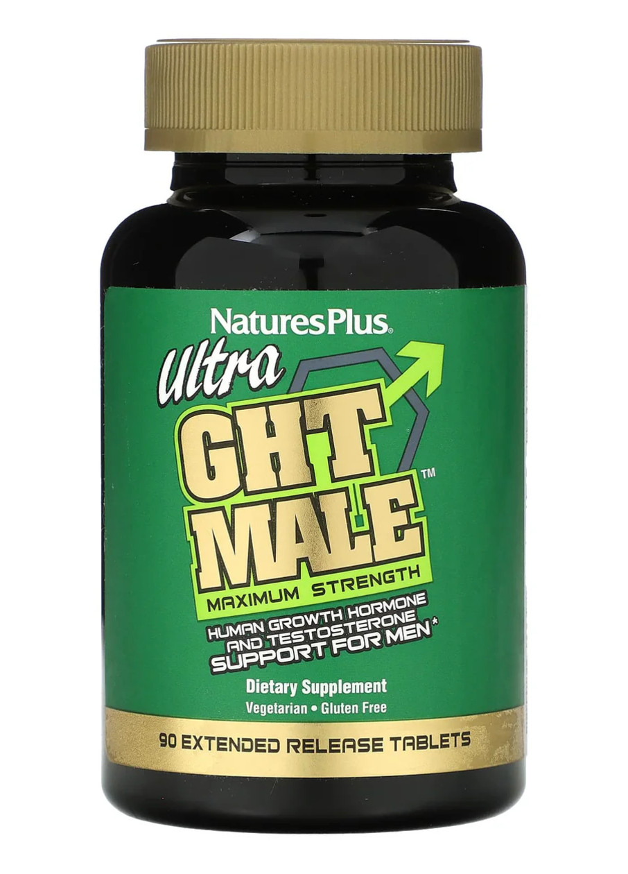 Nature’s Plus Ultra GHT Male Maximum Strength 90 ct Natural Male Hormone Booster