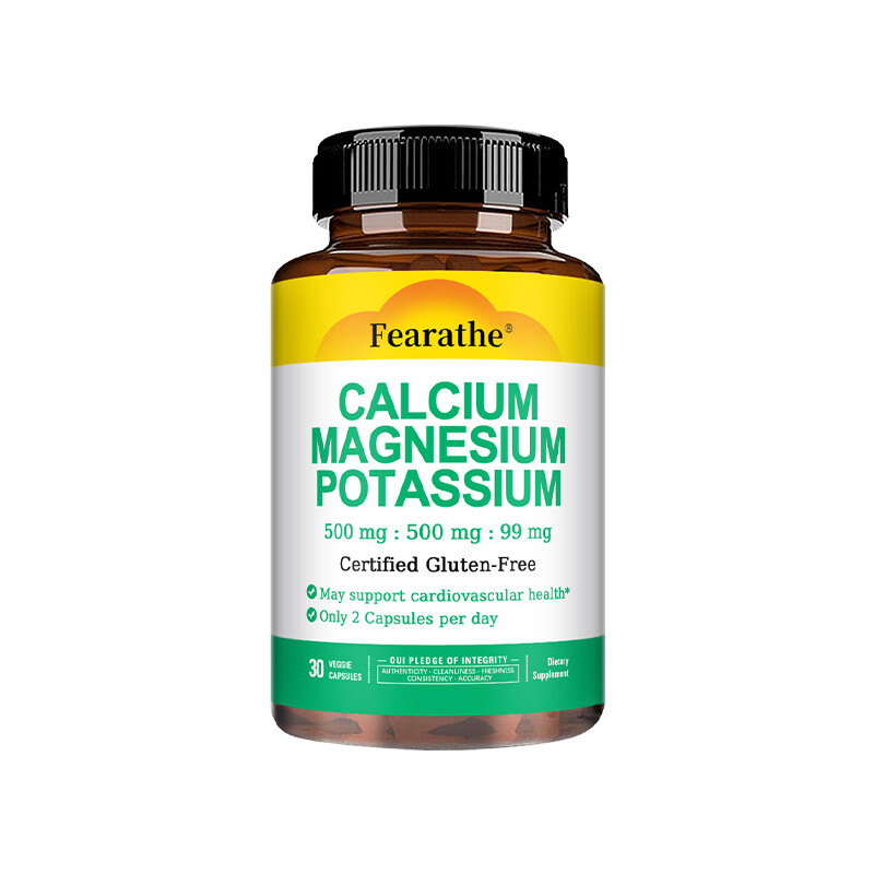 Calcium Magnesium Potassium – Cardiovascular,Muscle And Bone Health Capsules