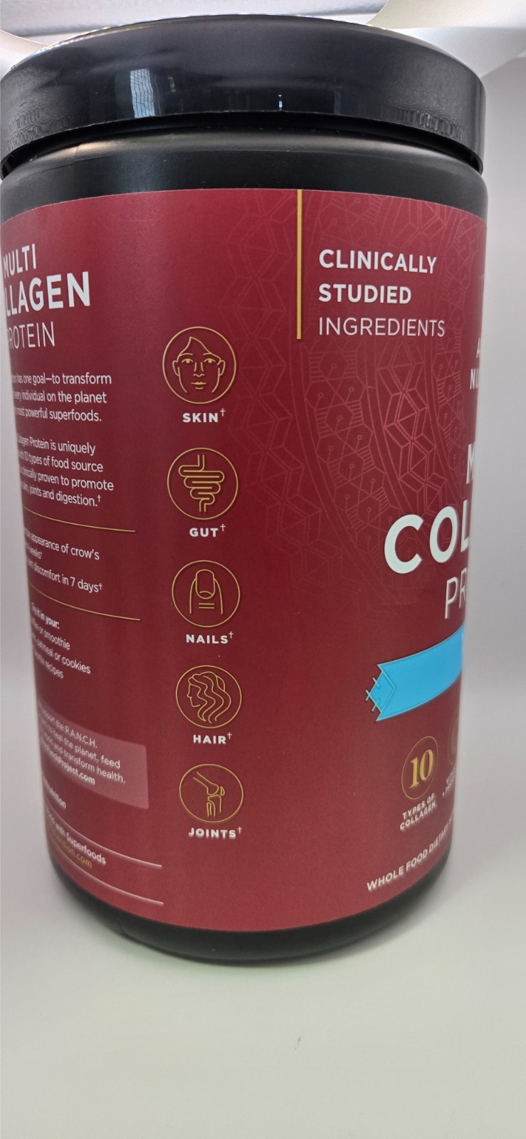 Ancient Nutrition Multi Collagen Protein 16oz / 454.5g Best by 10/13/28
