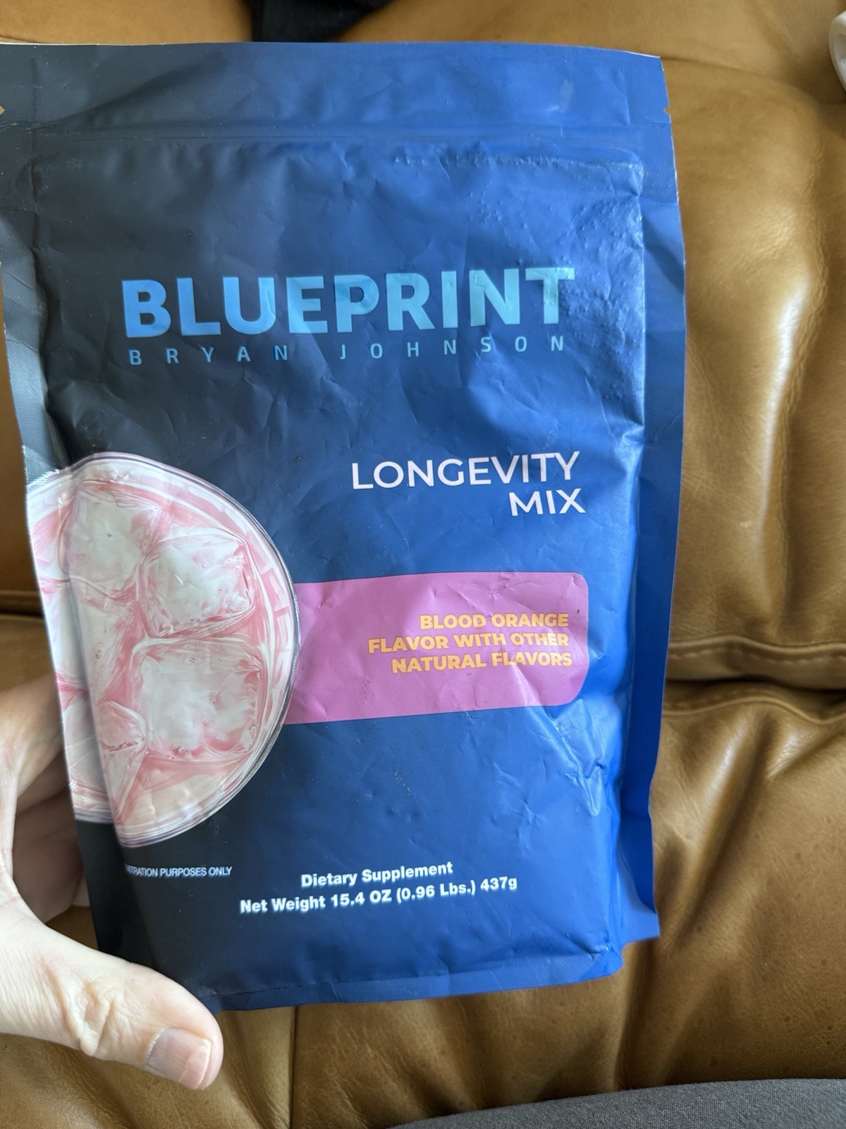 Blueprint Bryan Johnson Longevity Mix – Muscle Builder & Recovery 1-LB Exp: 3/27