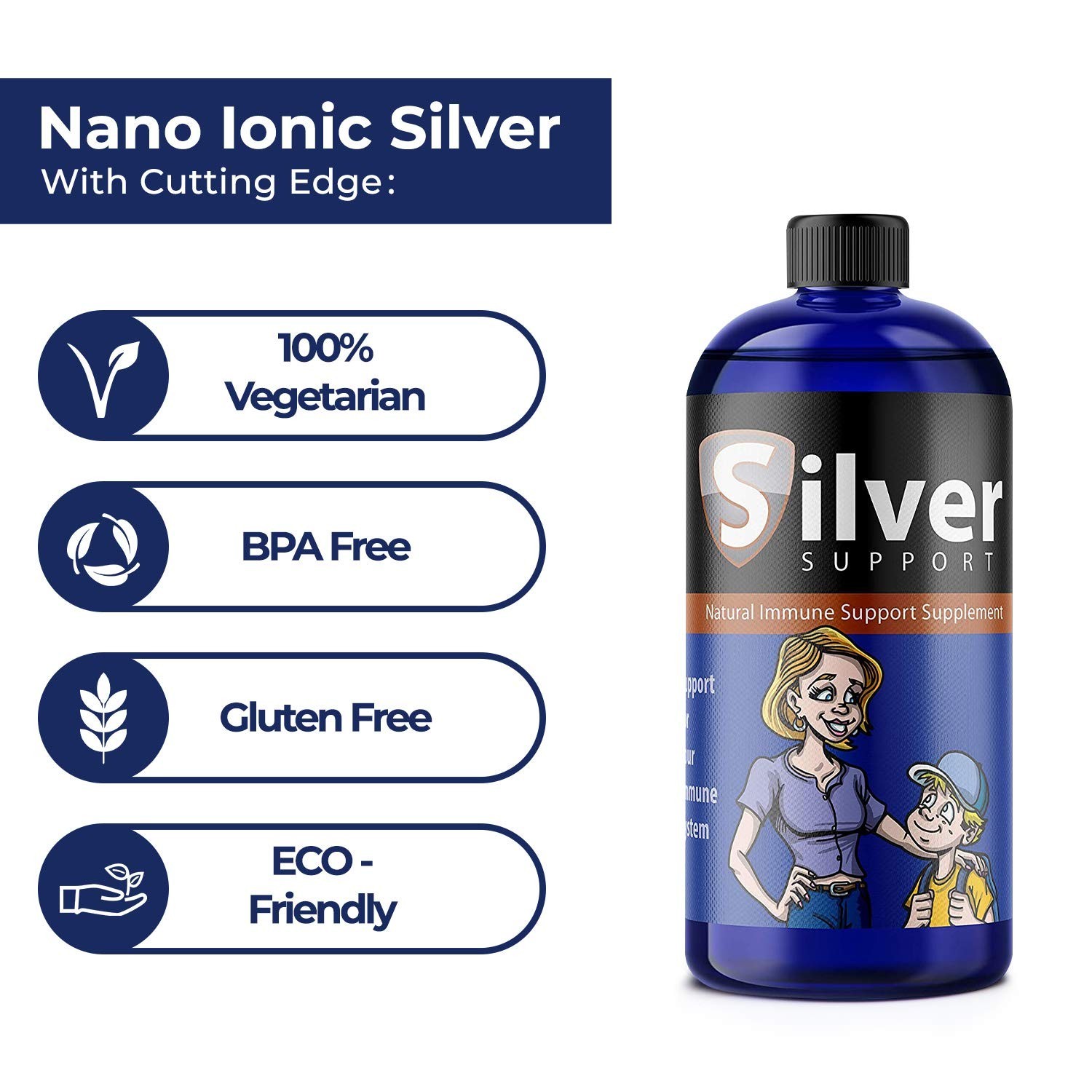 Nano Ionic Silver Technology – Liquid Immune Booster for All Ages and Pets – …