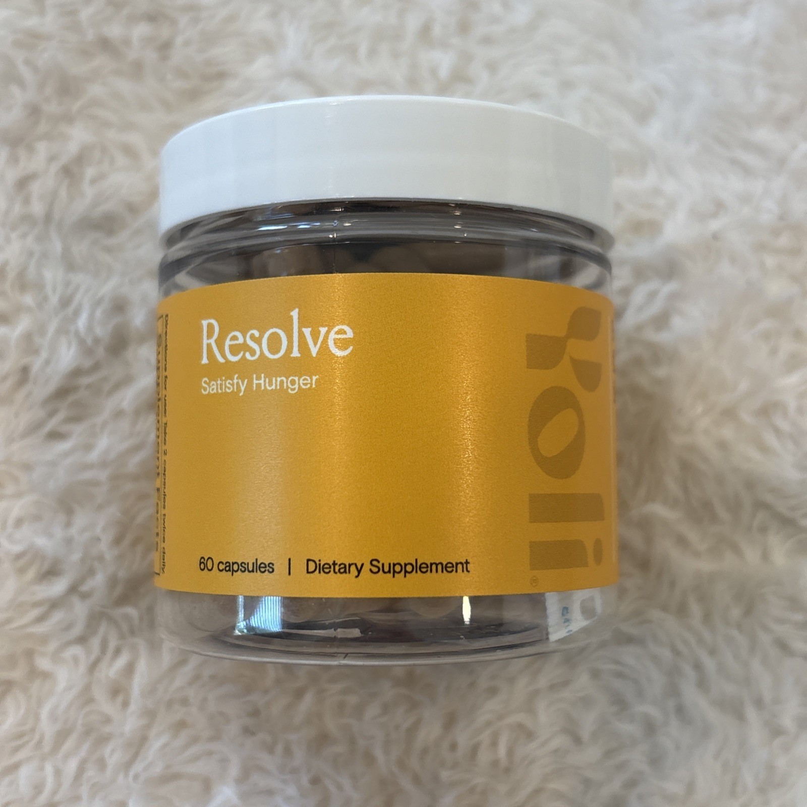 New Yoli Resolve – Satisfies Hunger- 60 Capsules-expired 12/24