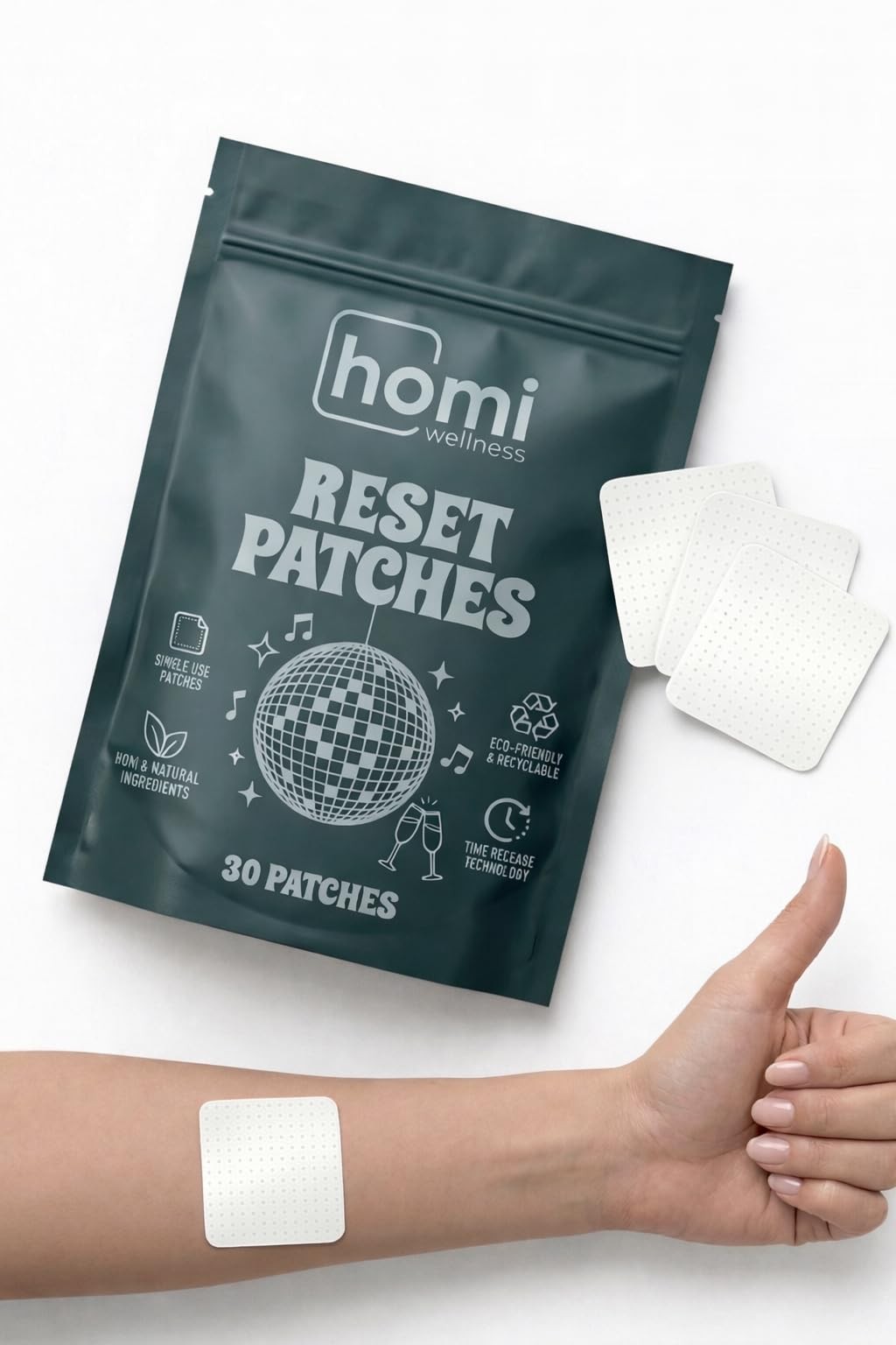 Reset Patches | After Party Recovery Support | DHM 500mg Transdermal Patch | …