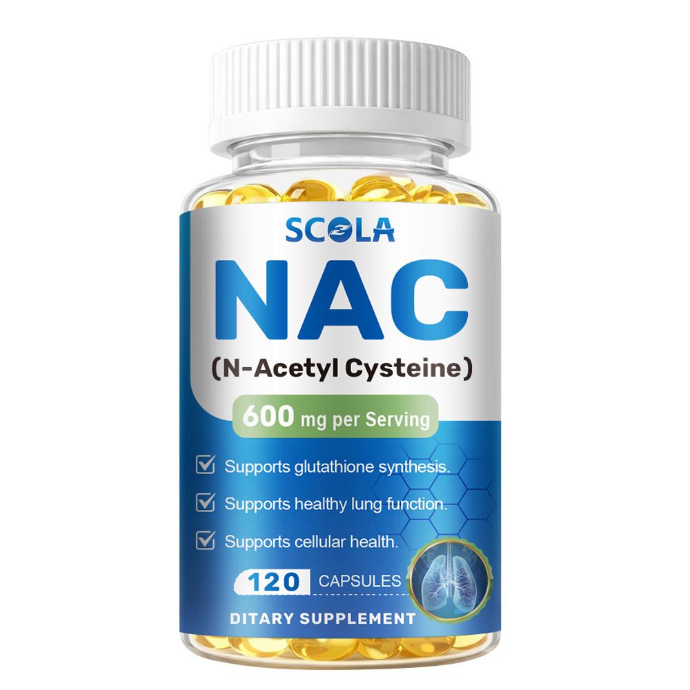 NAC (N-Acetyl Cysteine) 600mg Supports Antioxidant Detoxifying Lung Health