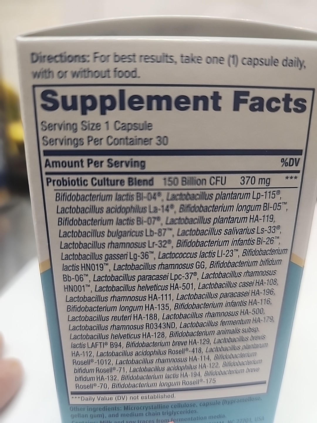ReNew Life RNL239 Probiotic Vitamin Capsules – 30 Count