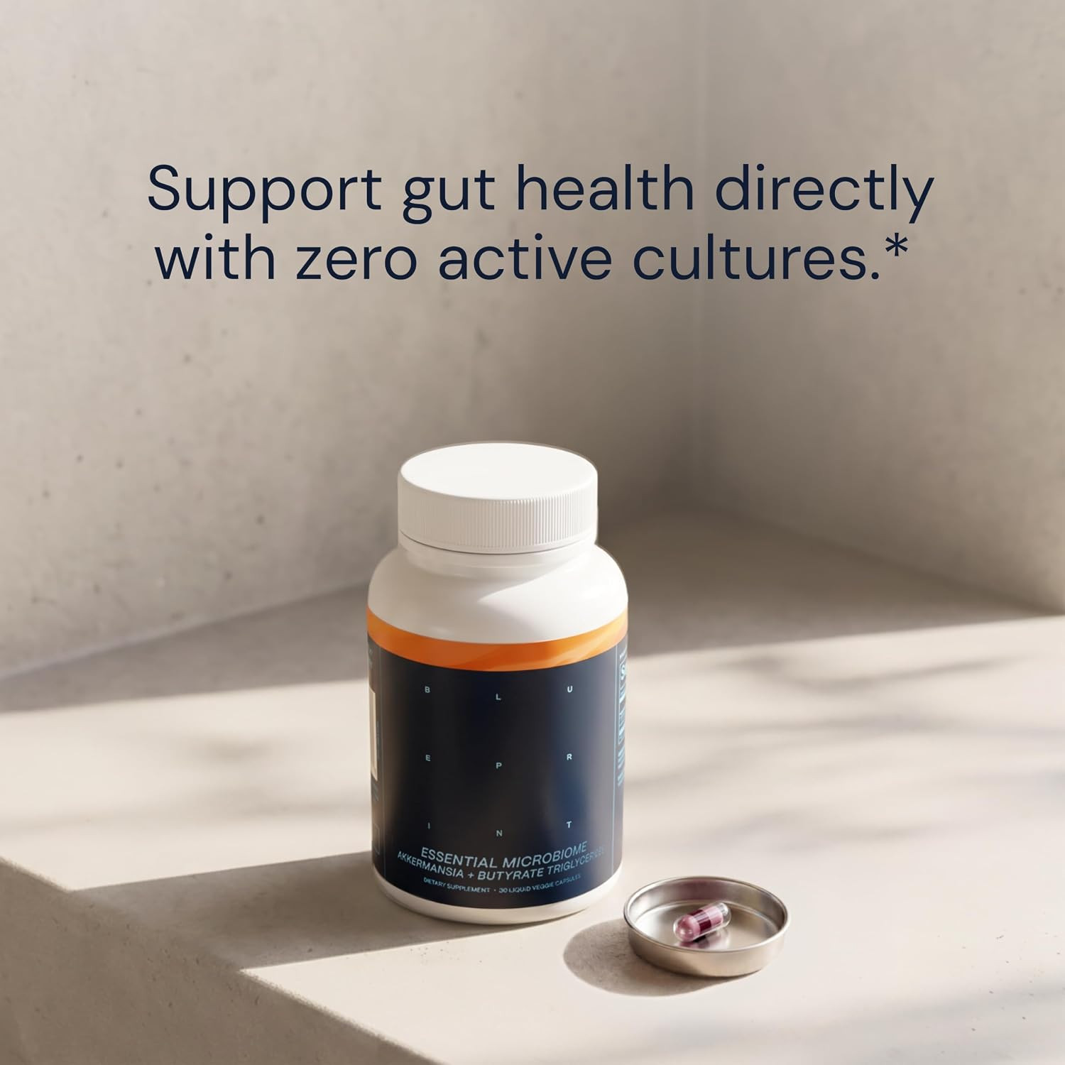 Blueprint by Bryan Johnson Essential Microbiome Capsules, Digestive & Gut Health
