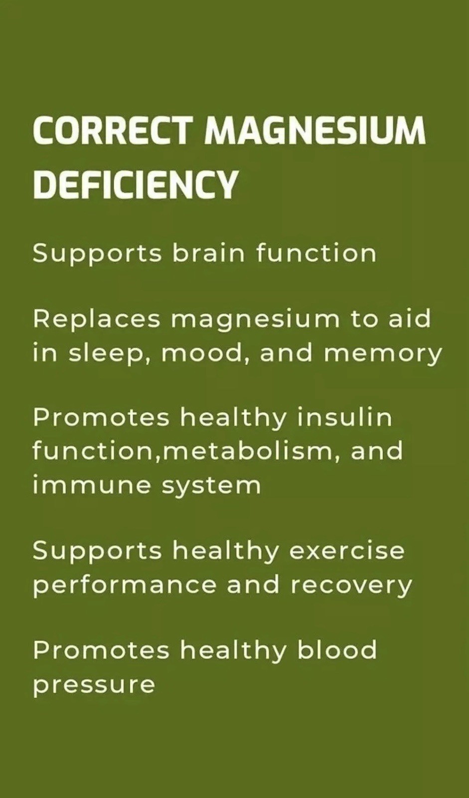 Breakthrough Magnesium Bioptimizers all 7 vital forms – 60 capsules 250mg