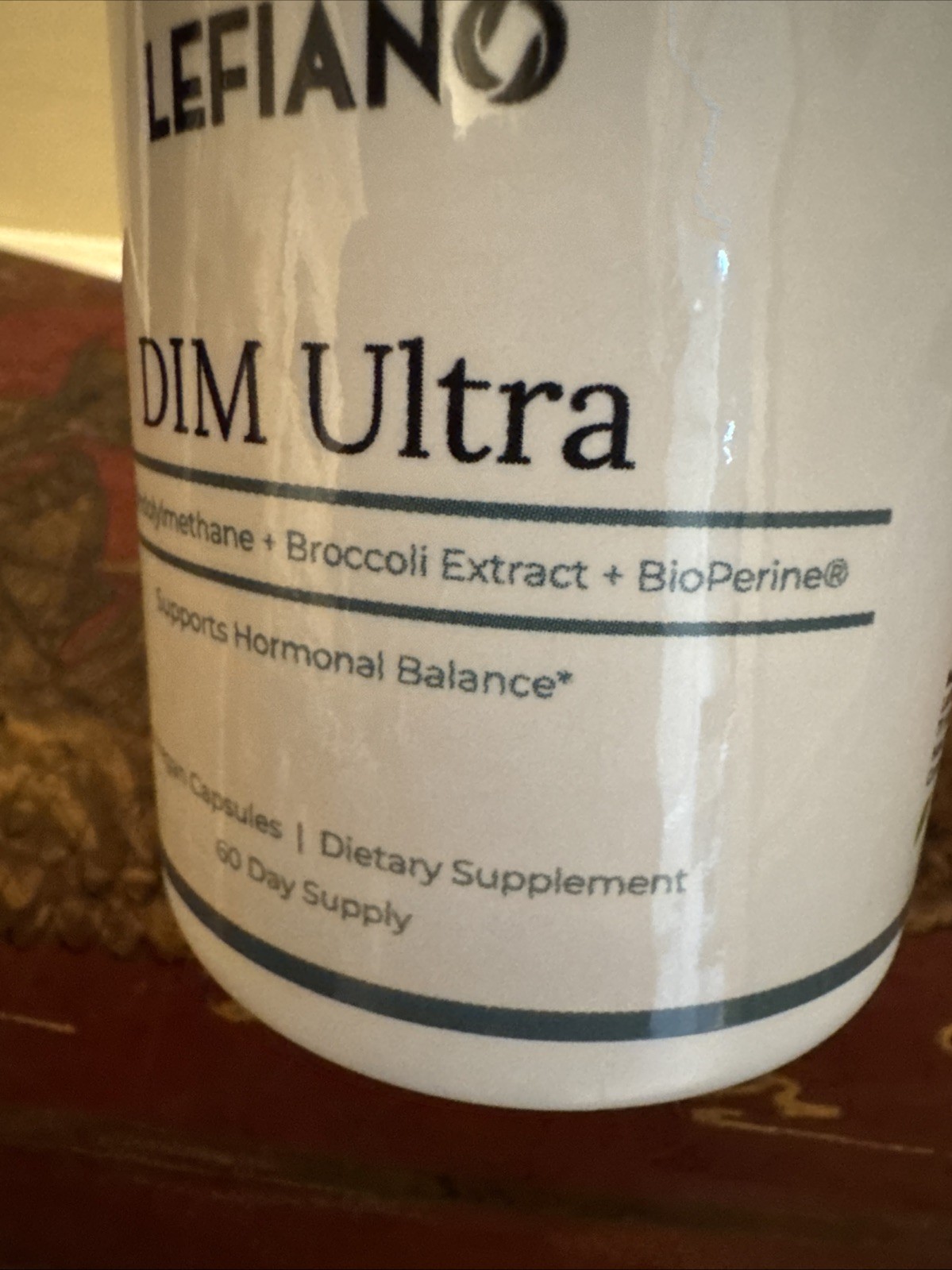 Lefiano DIM Ultra Hormone Support Estrogen Balance 60 Caps Exp 1/2028