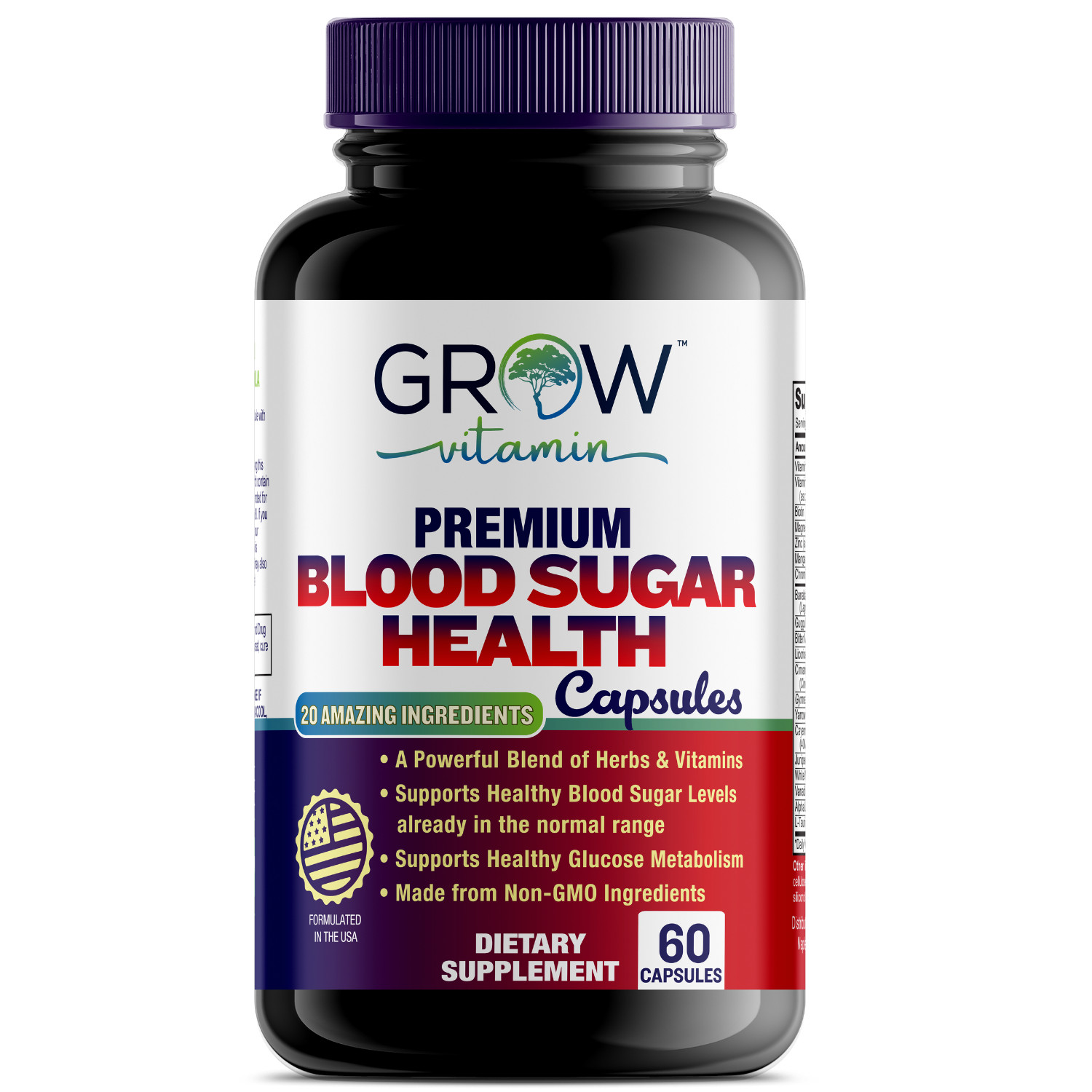 Glucocil Blood Sugar Health Optimizer, healthy blood sugar support, 60 Capsules