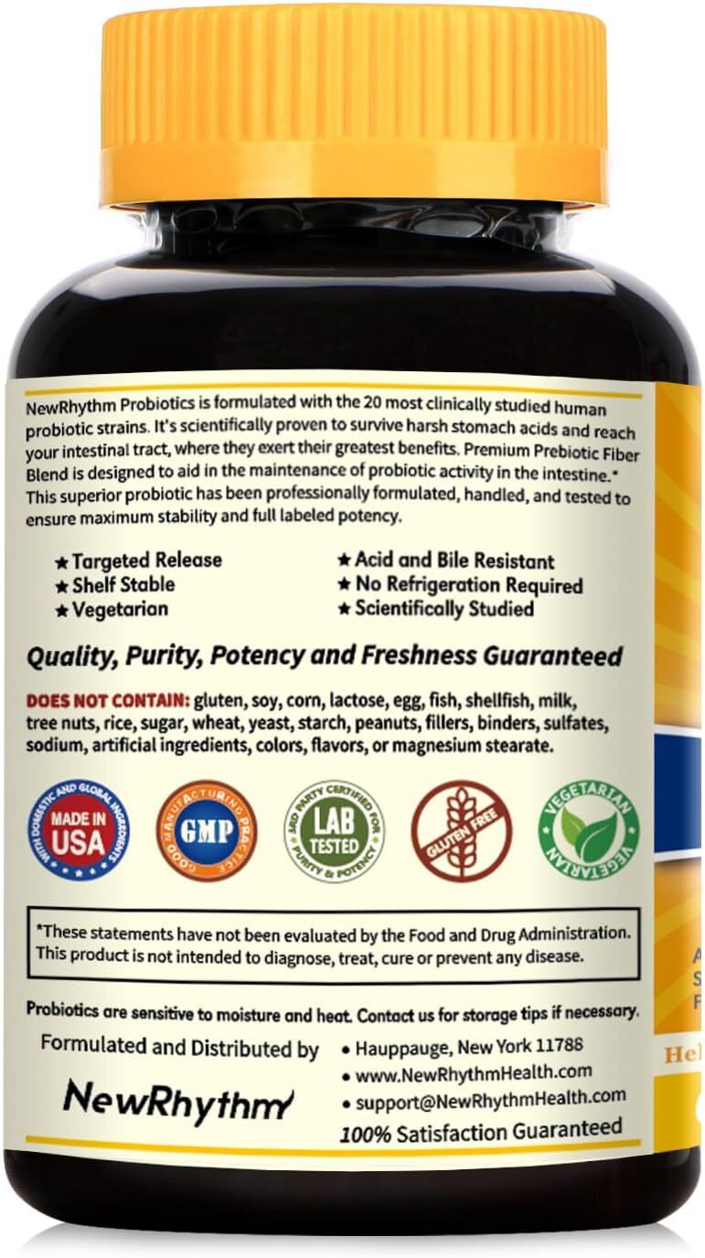 Probioticos 50 Mil Millones De Ufc 20 Cepas, 60 Capsulas Vegetales, Targeted…