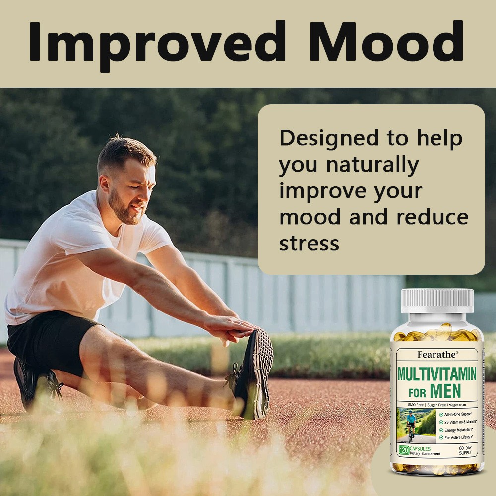 Multivitamin For Men Mens Promotes Prostate And Reproductive Health 30-120 Pills