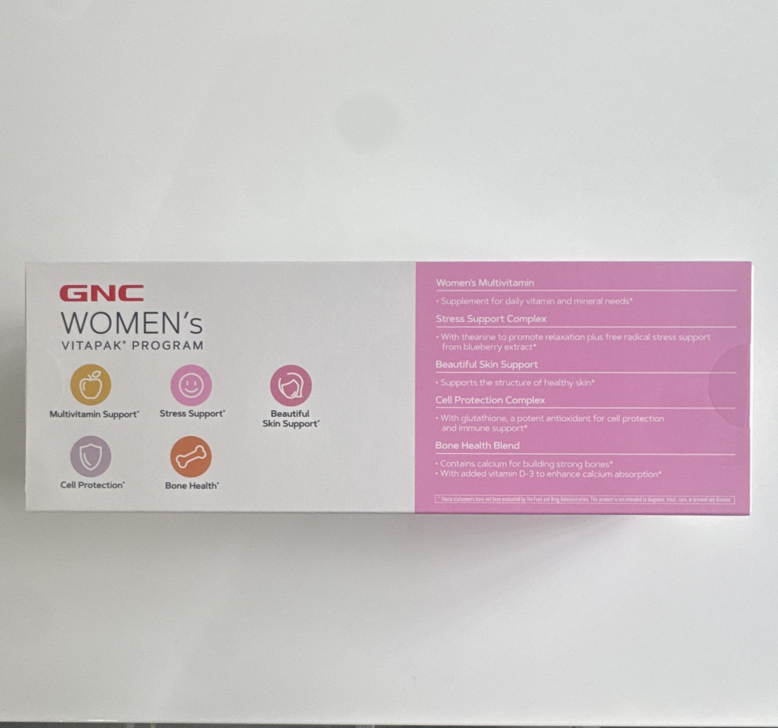 GNC Women’s Vitapak Program 30+ Multivitamin Packs 30-Day Stress & Bone