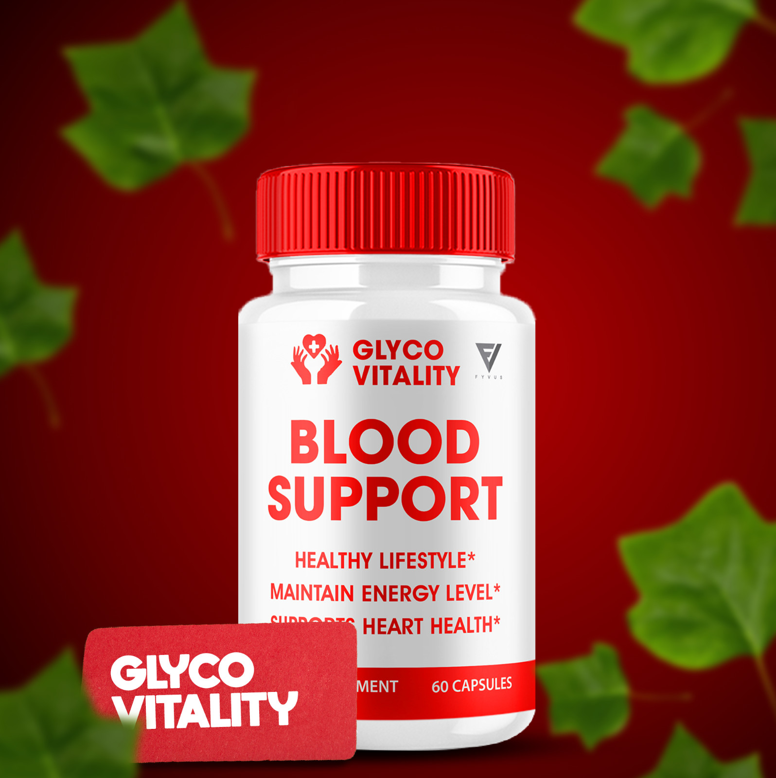 (5 Pack) Glyco Vitality Capsules GlycoVitality Pills Multivitamin (300 Capsules)