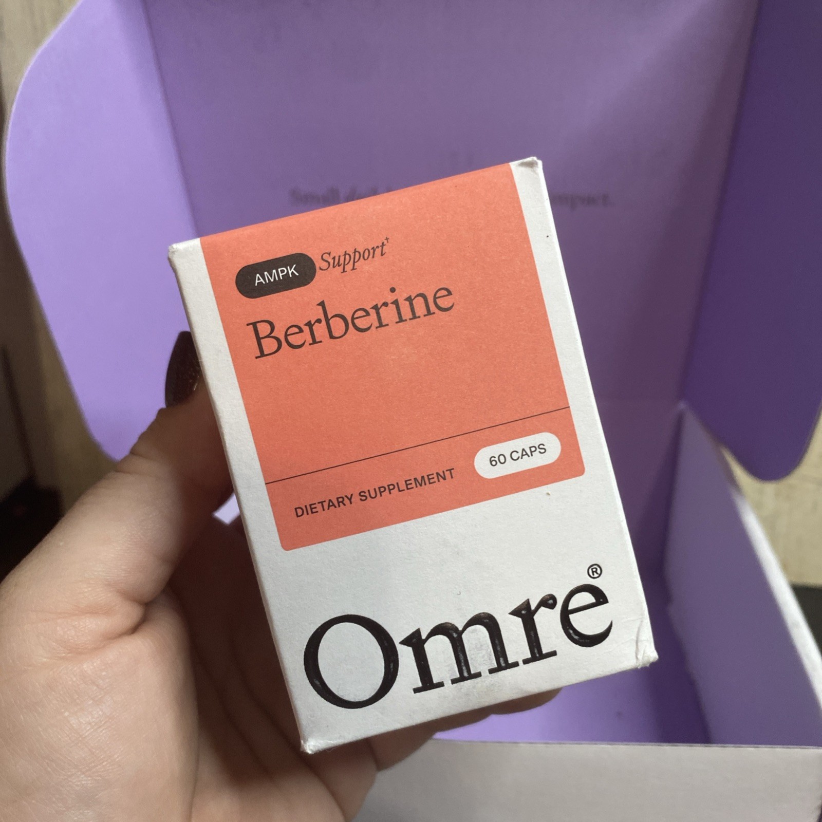Omre Berberine Supplement 60 Capsules Free shipping