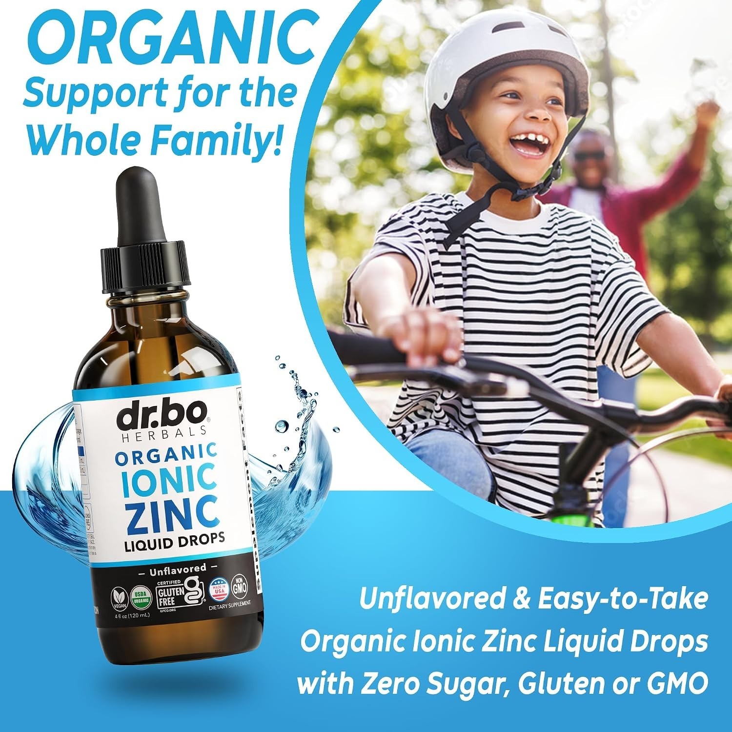 Zinc Supplements Liquid Drops Organic – Pure Organic Ionic Liquid Zinc Supplemen