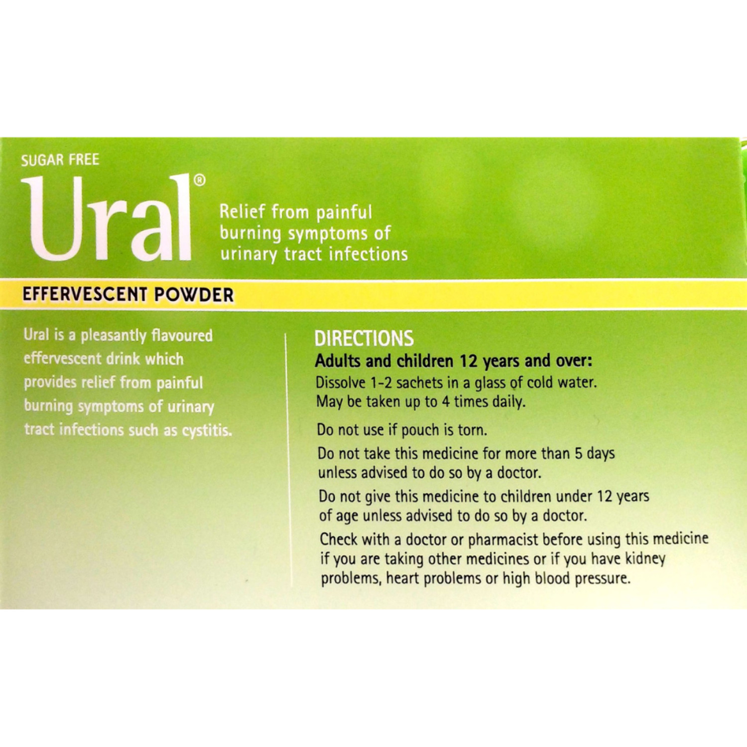 6X Abbott Ural Effervescent Granules Urine Alkalinizer 4g x 28 sachets FAST SHIP
