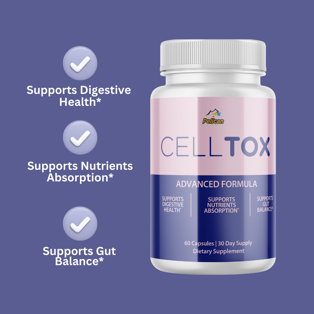CELL TOX-Digestive Support- 4 Bottles- 240 Capsules