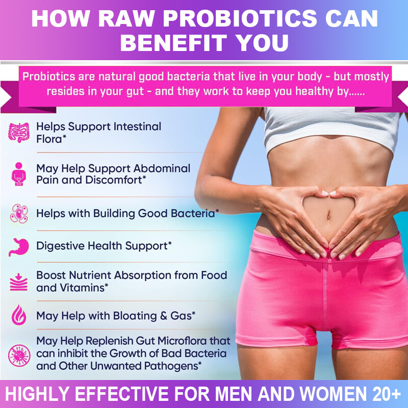 PROBIOTICS 120 Billion CFUs With Prebiotics & Digestive Enzymes General Wellness