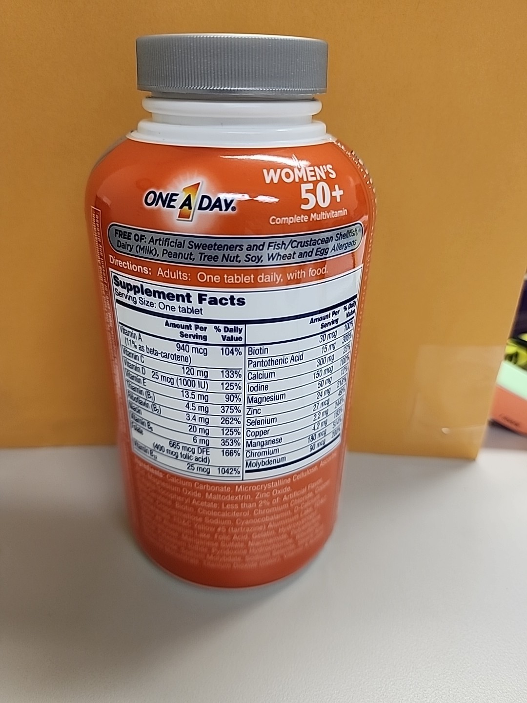 One A Day Women’s Multivitamin and Multimineral Tablets – 300 Count
