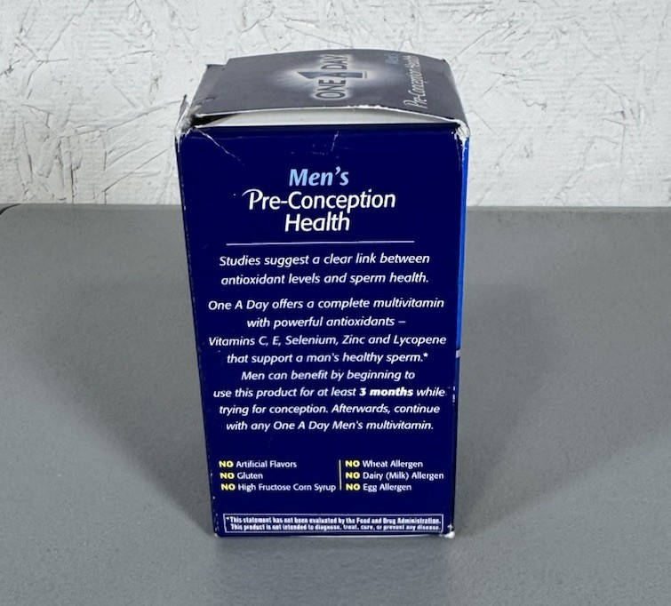 One A Day Mens Pre-Conception Health Multivitamin to Support Healthy Sperm