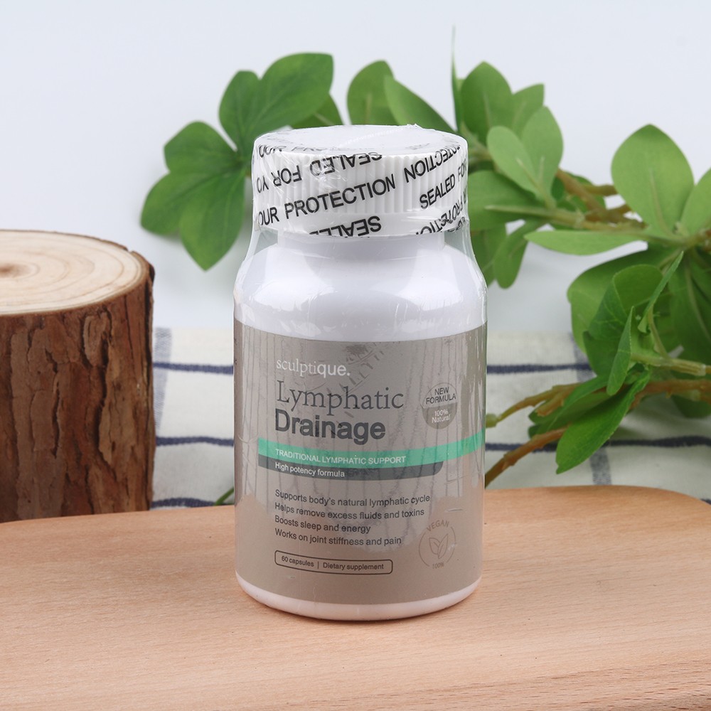 Sculptique Lymphatic Drainage Capsules, New Maximum Potency Formula, 60 Capsules