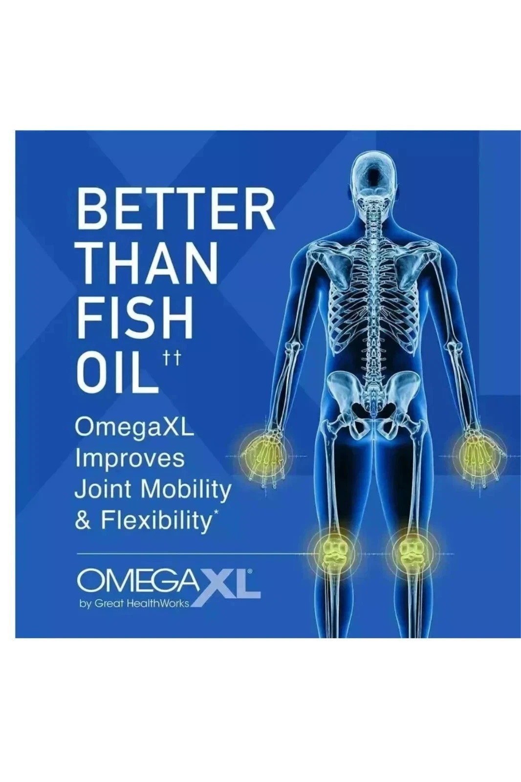 3Pack Omega XL 300 Capsules-Green Lipped Mussel Joint & Muscle Relief Supplement