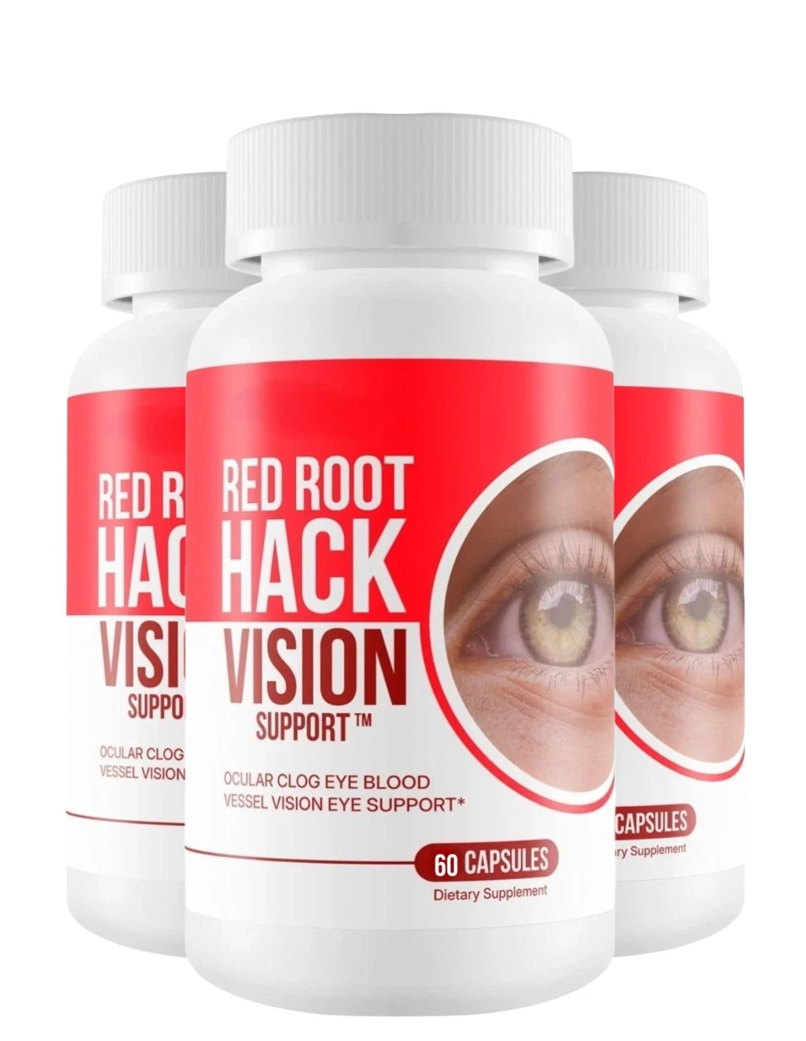 3-Pack Red Root Hack Vision – RedRoot Vision Hack Eye Support – 180 Capsules