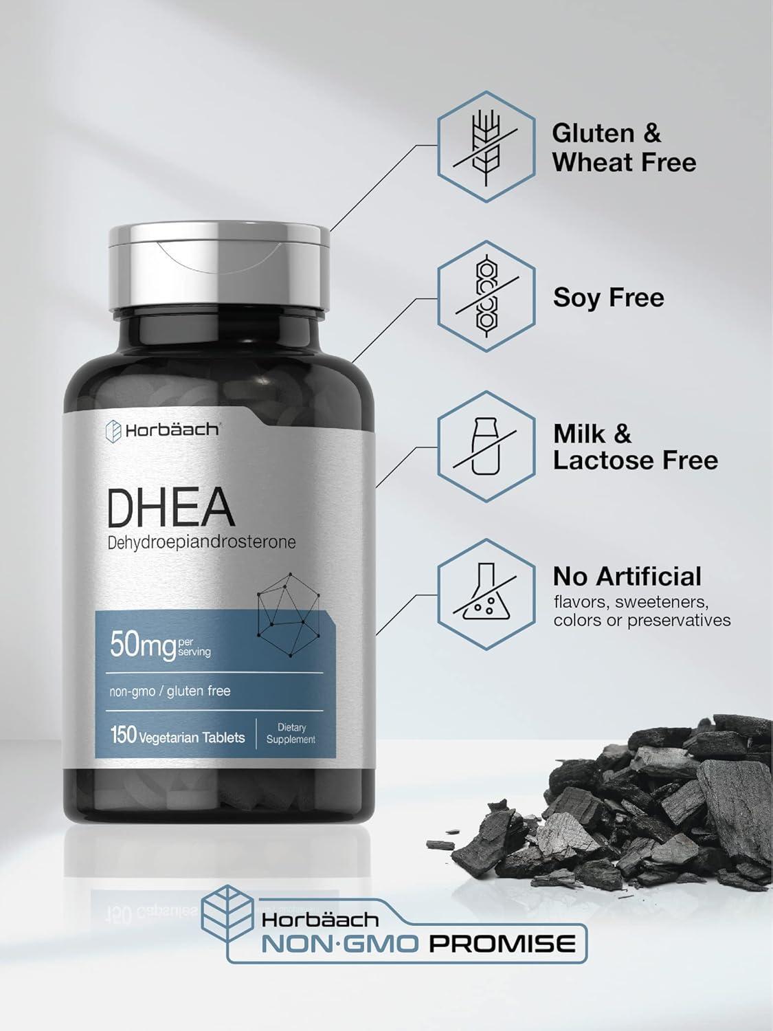DHEA 50 Mg Immune Metabolism Energy Levels Support Hormone Balance, 150 Tabs