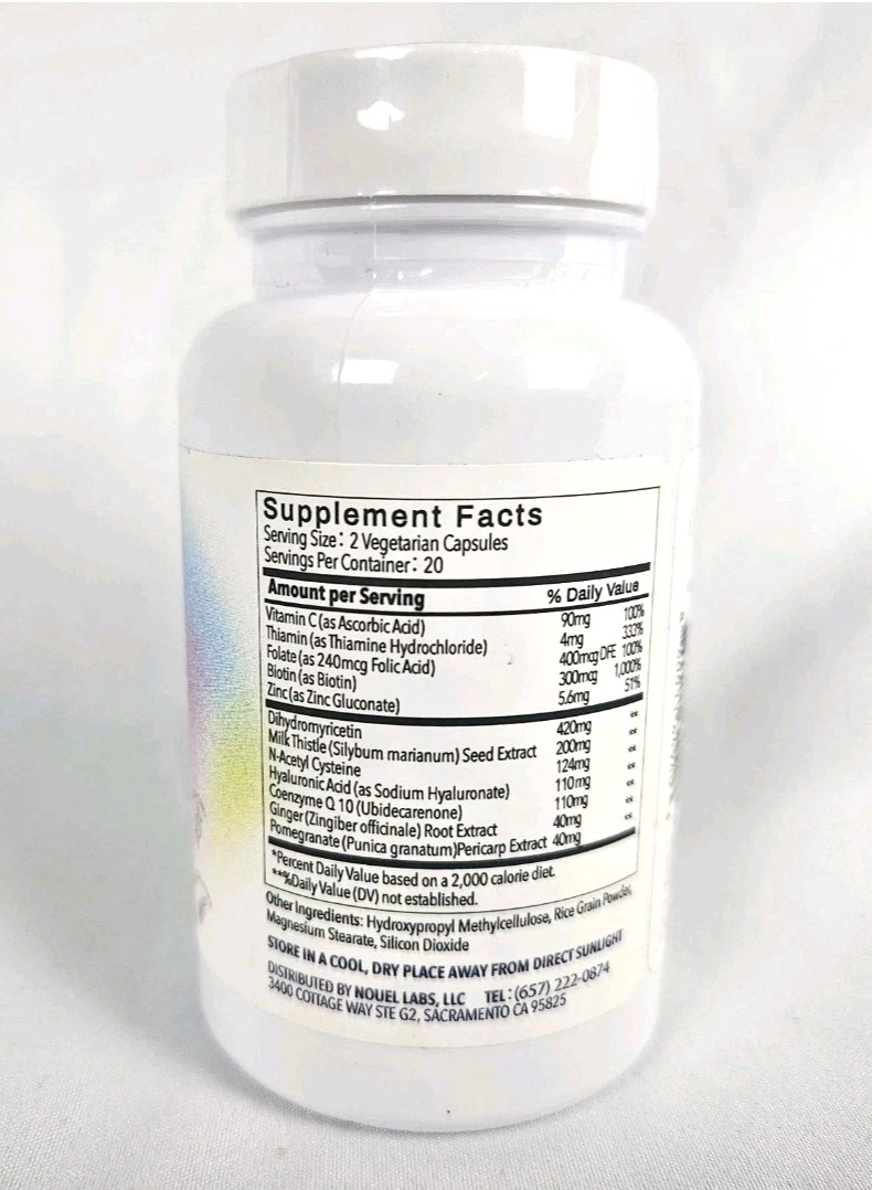 Nouel Skin + Liver + Immunity Support Supplement *EXP 09/2026*