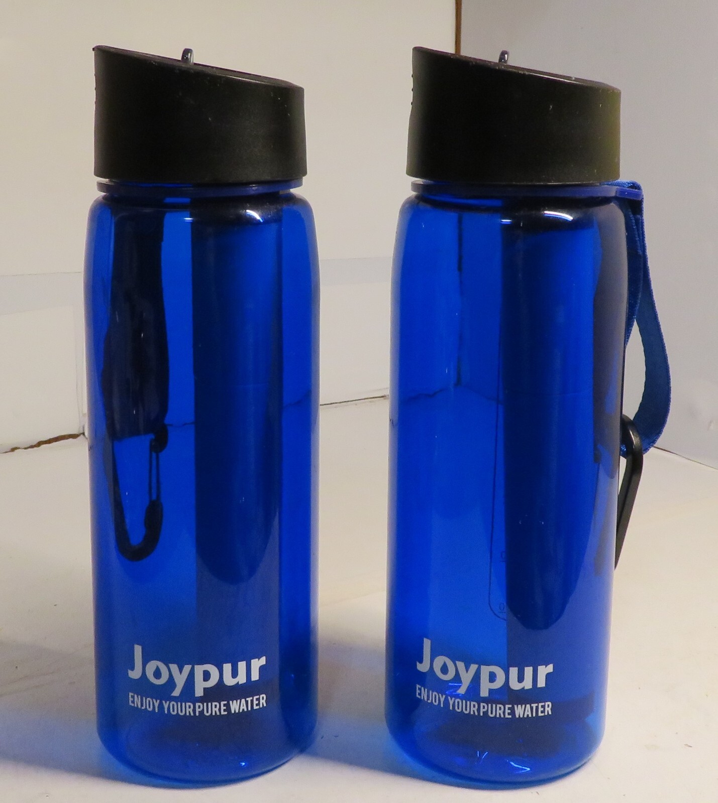 2 Joypur Filtered Sports Water Bottle Purifier Filter Outdoor Water Safely Blue