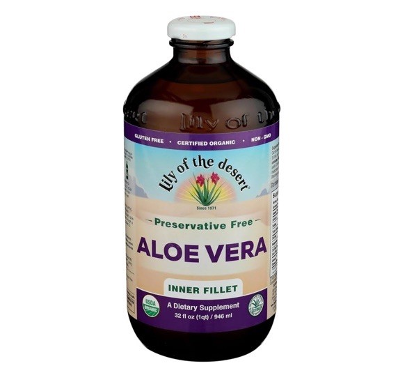 Aloe Vera Juice Inner Fillet Preservative Free 16 oz, New & Sealed *Ships Free*