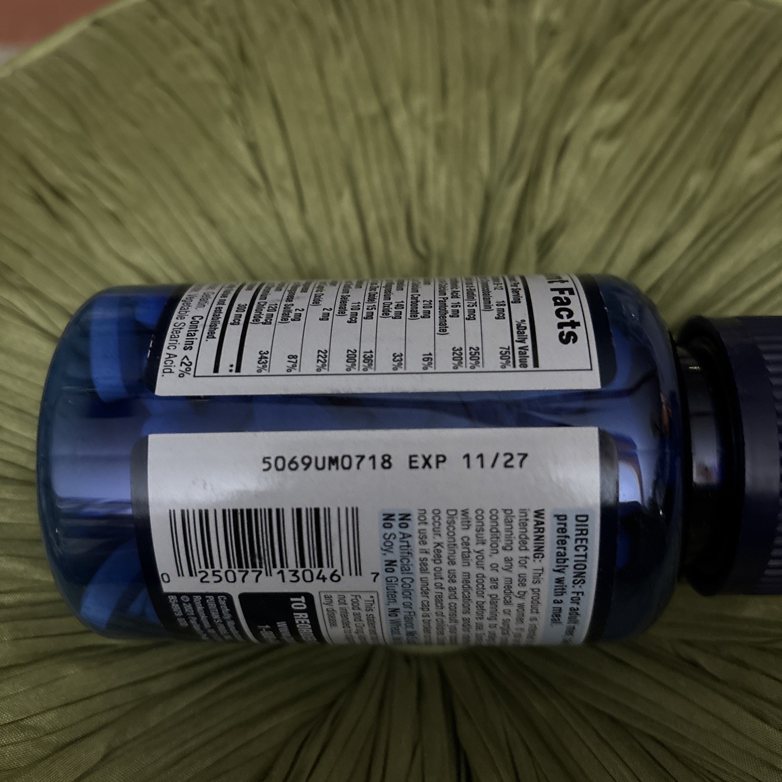 Puritan’s Pride One Daily Men’s Multivitamin/100-caplet bottle/USA/Exp Nov/2027