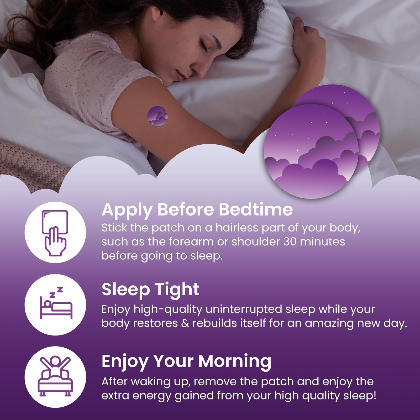 MONIER Sleep Patches for Adults Extra Strength | Easy-to-Apply Sleep Patch wi…