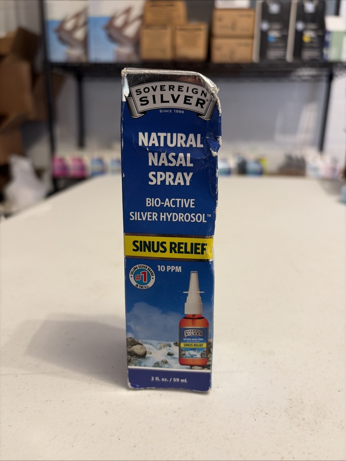 Bio-Active Silver Hydrosol™, Nasal Spray, Sinus Relief, 10 PPM, 2 fl oz (59 ml)