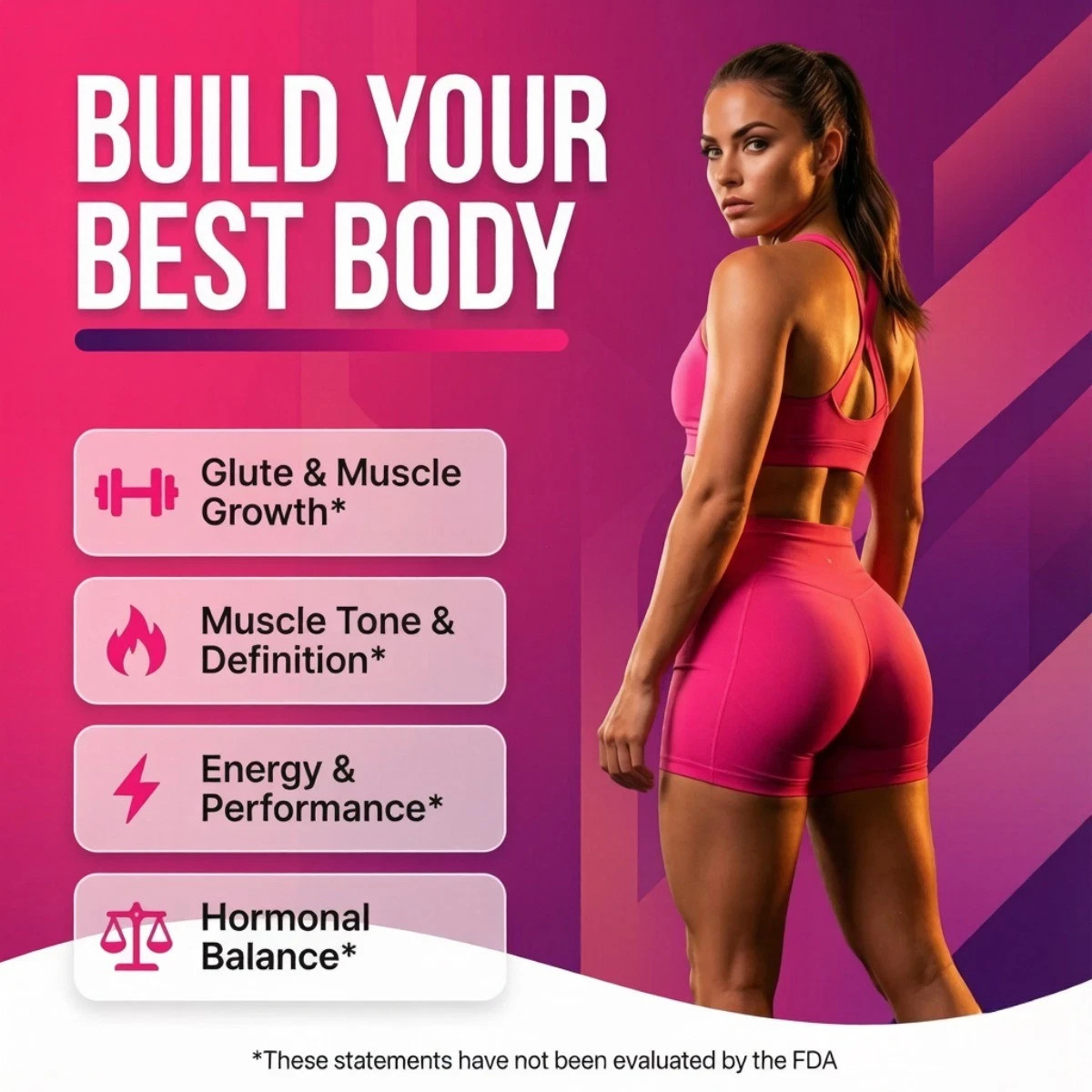 Clean Nutra Women Creatine Powder Collagen Inositol Muscle Hormone Support