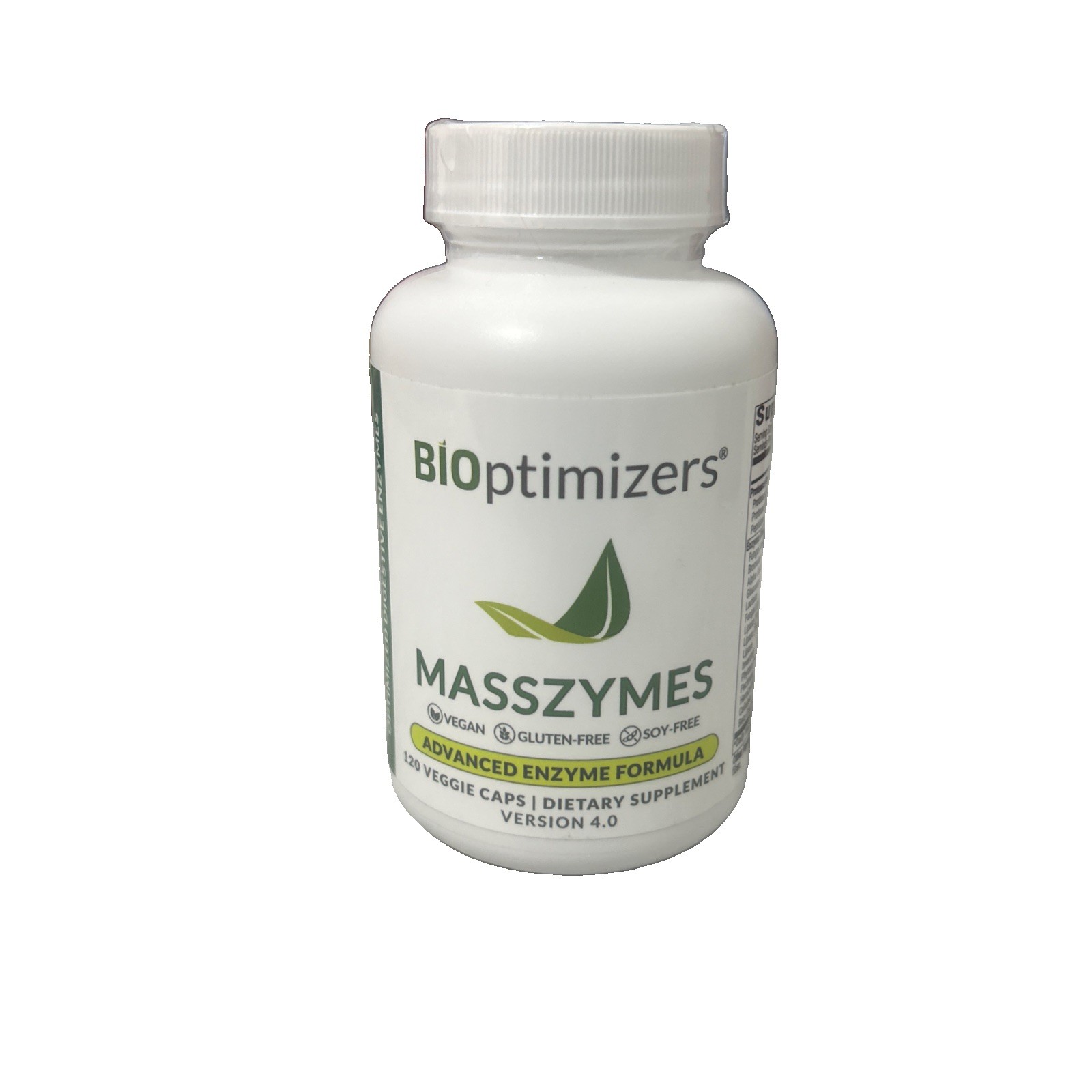 BiOptimizers MassZymes Version 4.0 Digestive Enzymes 120 Capsules New