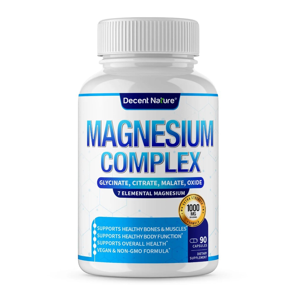 Magnesium Complex 1000mg – 7 Magnesium Blend for Sleep, Muscle & Heart Health