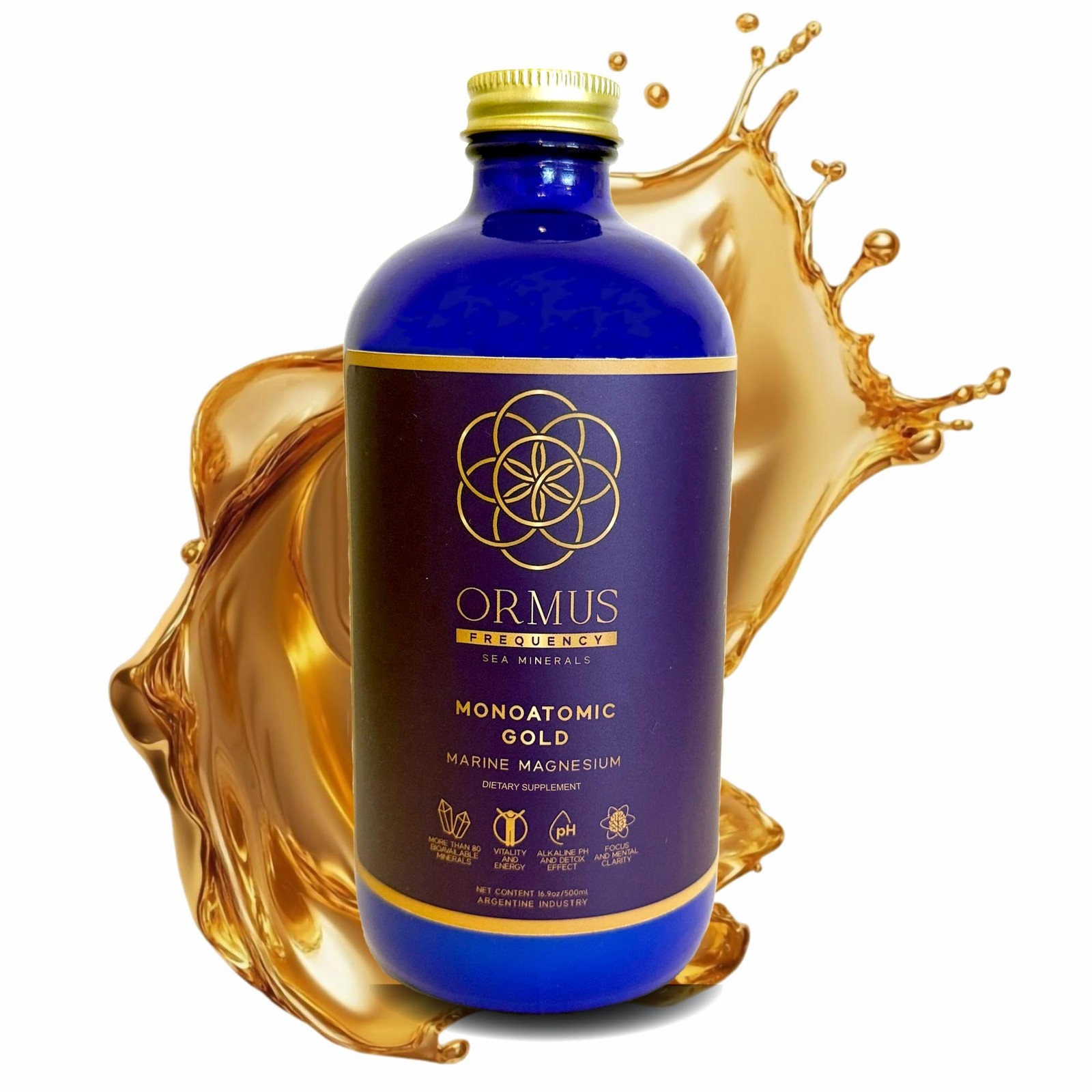 500ml ORMUS PATAGONIA ARGENTINA Pure Ormus Monoatomic Gold Liquid Minerals S…