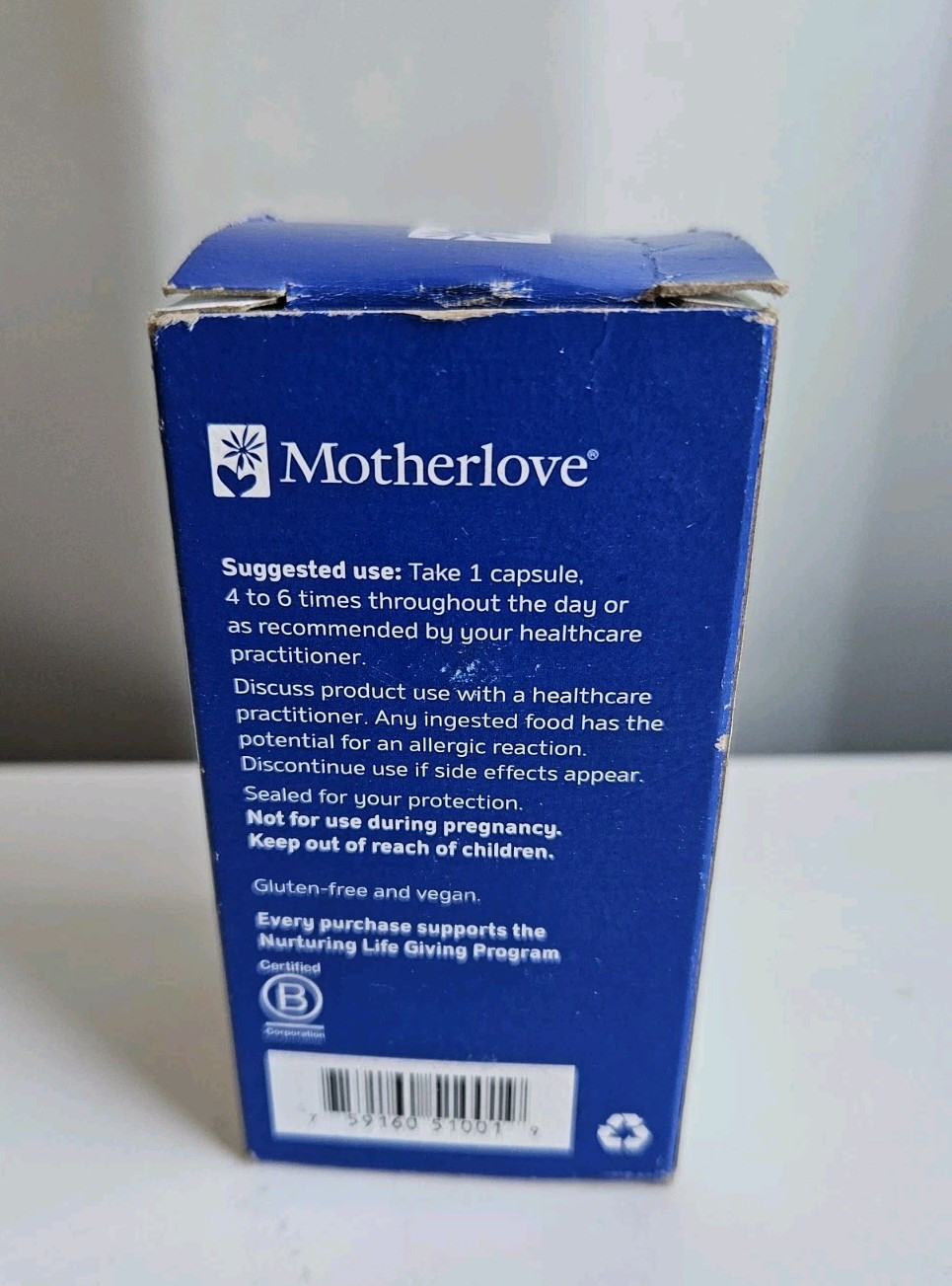 Motherlove More Milk Plus Vegan Capsules – 60ct Non-GMO Capsules Sealed 11/25